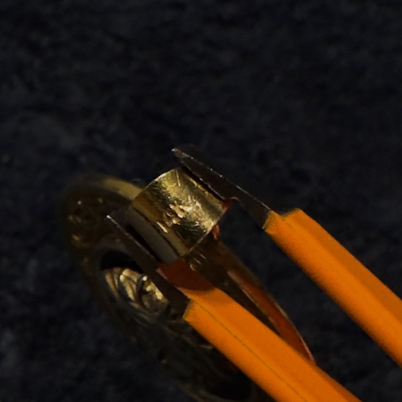 14k Gold Versace Medusa Pendant - Picture 5 of 5